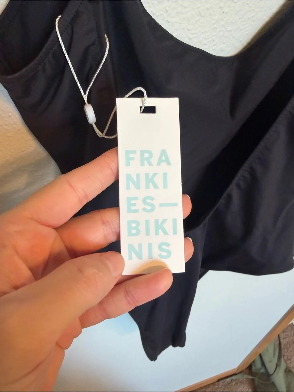 Frankie's Bikinis Navy Scoop One-Piece Swimsuit